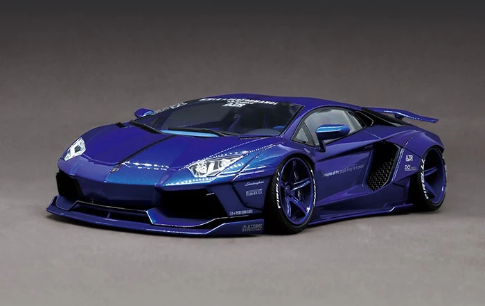 Aoshima 05991 Static Assembled Car Model Toy 1/24 Scale For LB Works Lamborghini Aventador Ver.2 Car Model Kit