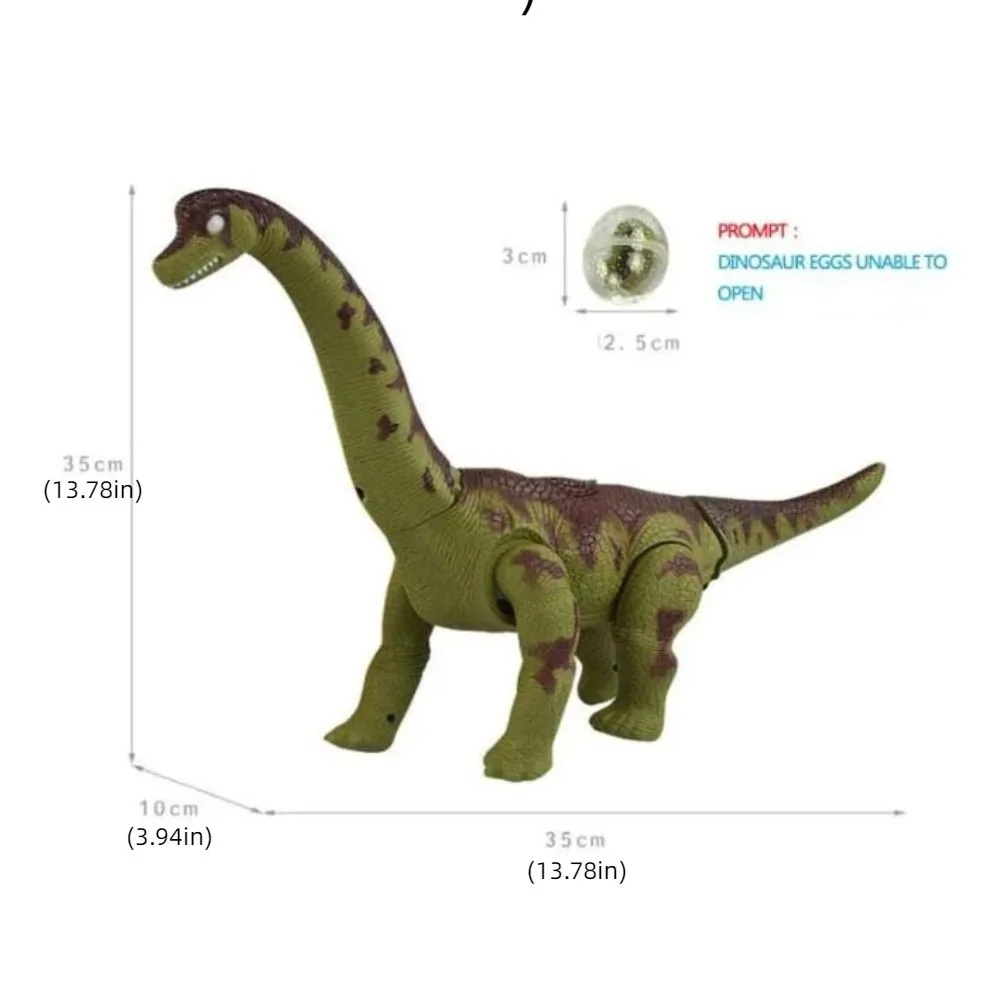 Plastica piangerà uova Dinosauri Giocattoli Proiezione Simulazione Dinosauro elettrico Giocattoli Decorazione artigianale Giocattoli mobili striscianti a collo lungo