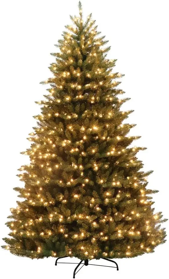 

7.5' Pre-lit Fraser Fir Grand Tree Artificial Christmas Tree|750 UL-Listed Clear Lights| Green