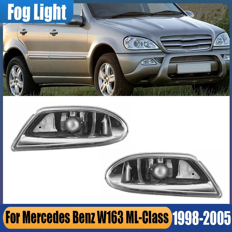 

1638200428 1638200328 For Mercedes Benz W163 ML-Class ML350 ML500 ML430 ML320 ML55 Front Bumper Fog Light Signal Lamp No Bulb