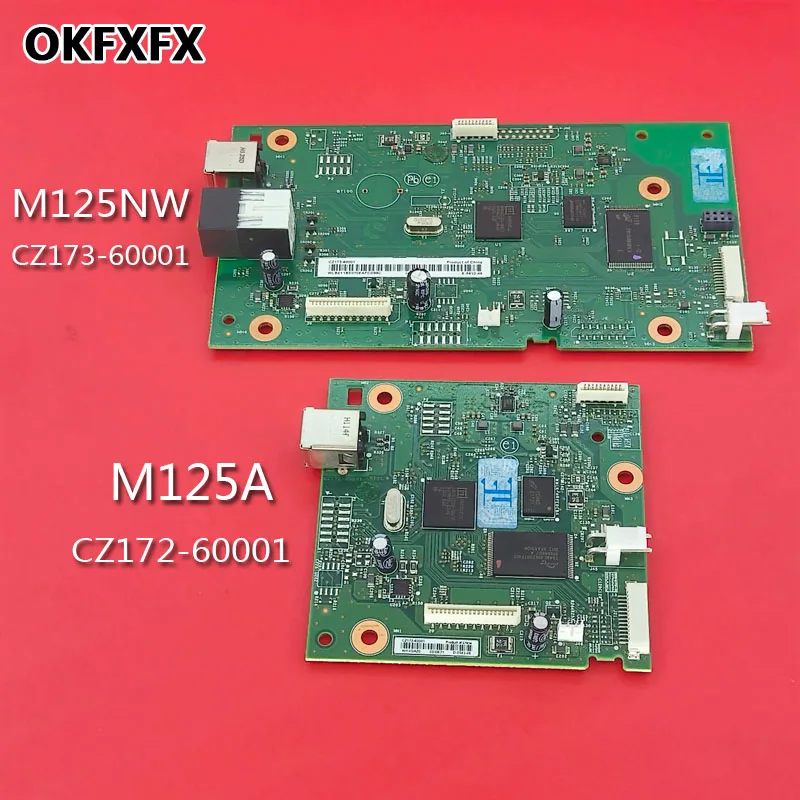 Nowa płyta formatująca CZ172-60001 CZ173-60001 do HP Laser Pro MFP M125A 125A M125 M125NW 125NW logiczna płyta główna płyta główna
