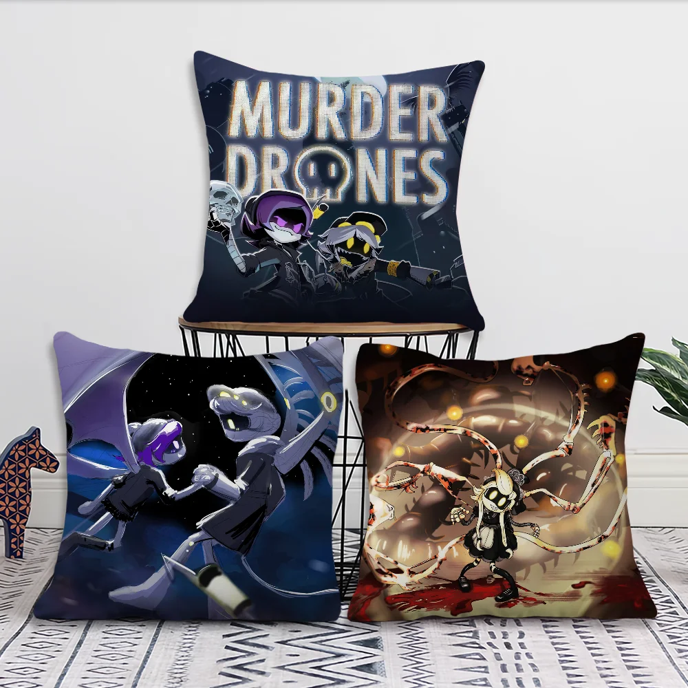 Cartoon M-Murder D-Drones Decoration Room Home Sofa living Office Car Nordic Simplicity Pillow Cover