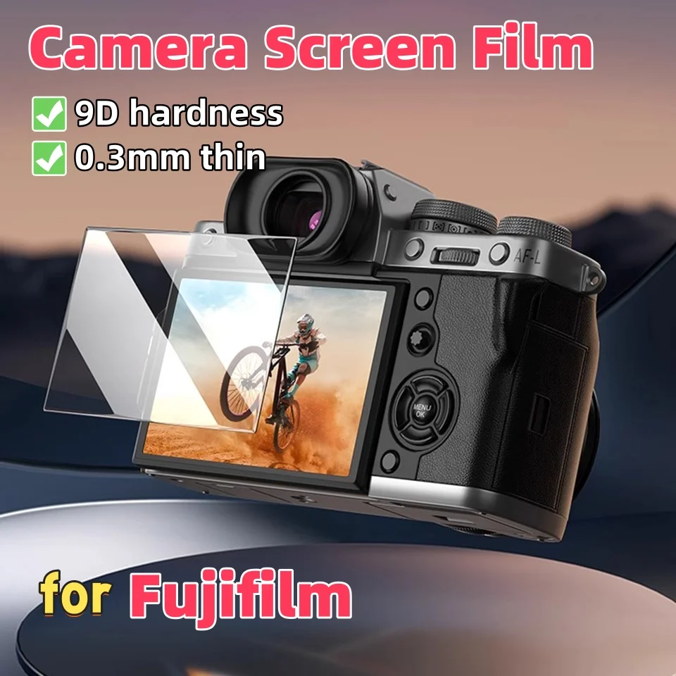 9H LCD Camera Screen Protector Cover Tempered Glass Film for Fuji XE2S XT100 X70 XF10 XA20 GFX 50R 50S X100VI XT50 Accessories