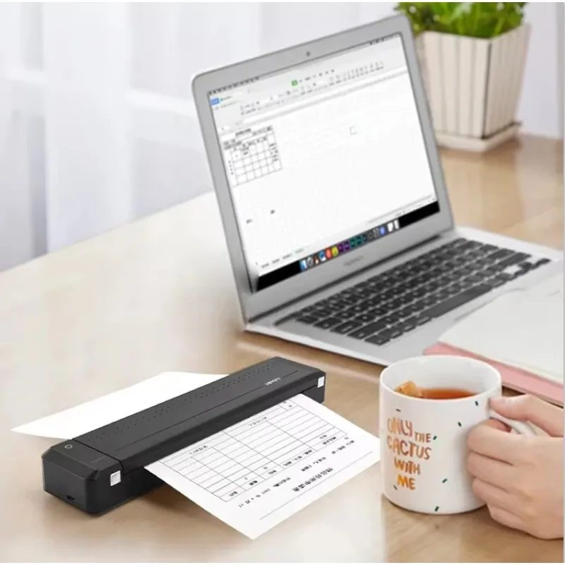 New A4 Portable Printers Office Wireless Printer A4 Paper Printing Blue-tooth Thermal Printer