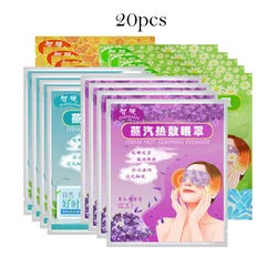 20Pcs Sleep Mask Disposable Steam Eye Mask Eyepatch Warm Eyeshade Relieve Fatigue Eyes Spa Sleep Health For Traveling Home