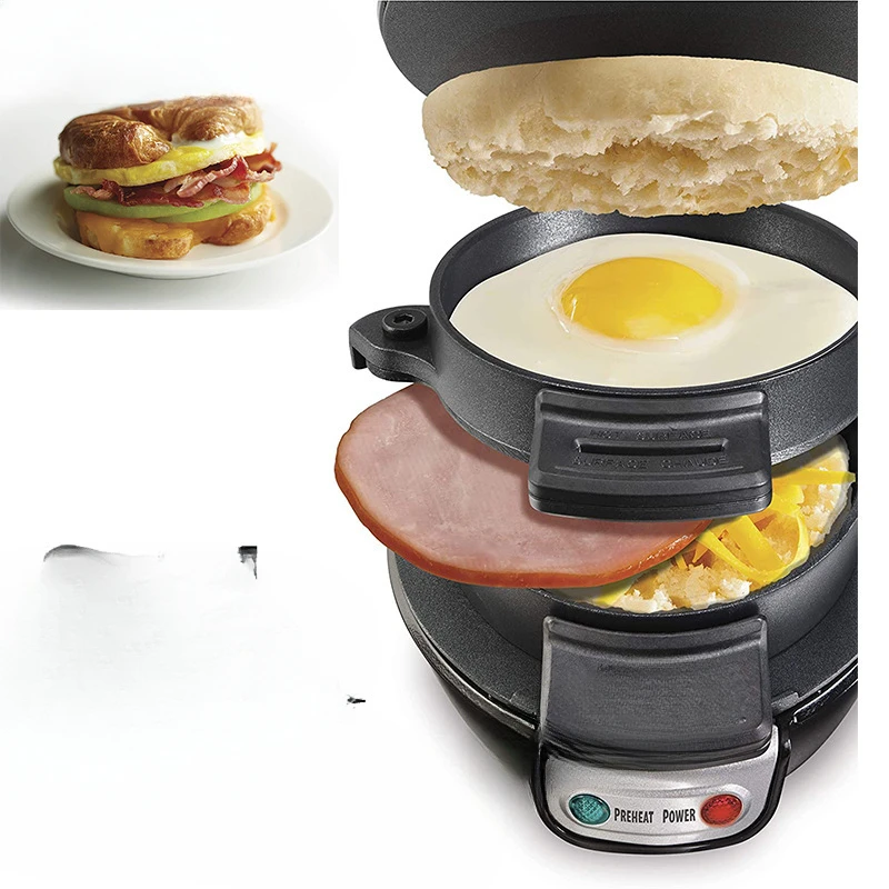 Multifunctional Sandwich Bread Machine Household Fried Electric Cake Pan European Waffle Breakfast Machine Steak Machine