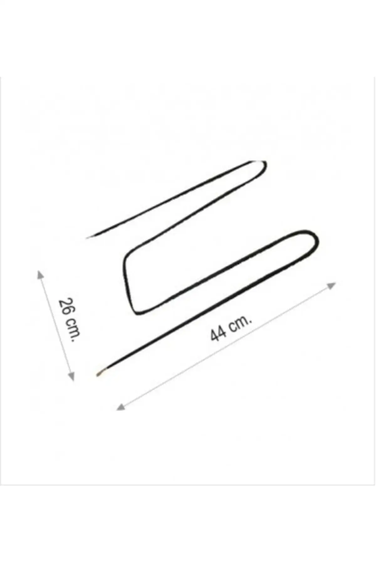 Universal M Type Oven Heating Element, Resistance 1000 W 220 V 260*440 mm Spare Parts Accessory