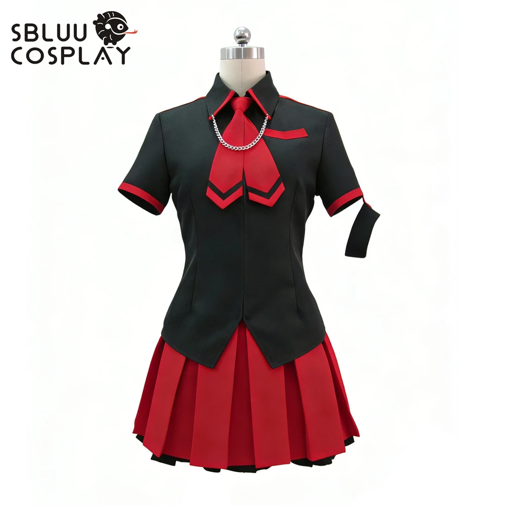 

SBluuCosplay Anime Saya Kisaragi Cosplay Costume Halloween Carnival Party Role Play Uniform Custom Made