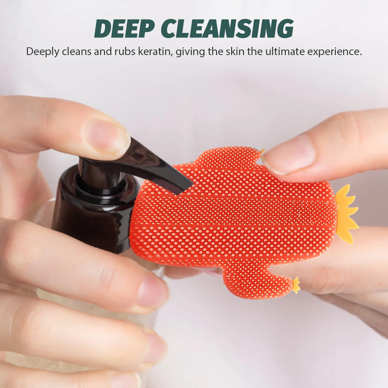 3 pezzi spazzola per il viso in silicone setole per pulizia profonda sporco sebo rimozione punti neri durevole leggero facile da trasportare