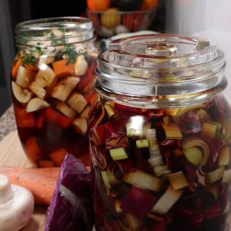 3Pcs Glass Fermentation Weight - đánh giá và giá Mason Jar Wide Mouth