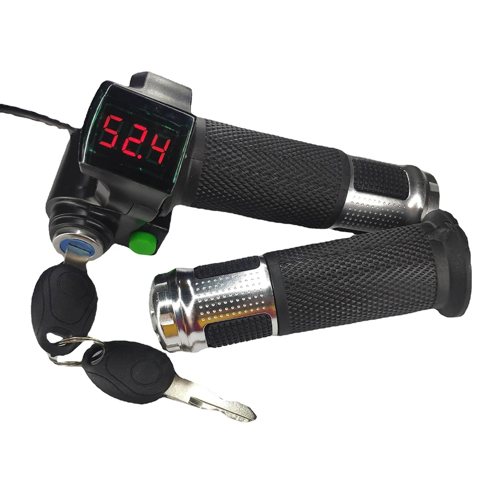 

E-Bike Throttle Grip Ebike Handlebar TwistThrottle Grips LCD Display Throttle Grip Brand New High Quality New Arrival