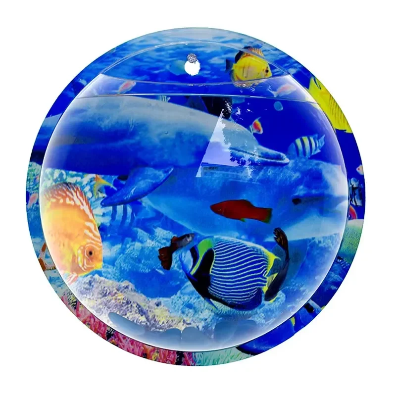 Aquatic pet supplies, pet supplies, fish tank, wall-mounted aquarium, wall-mounted fish tank, suitable for fighting fish