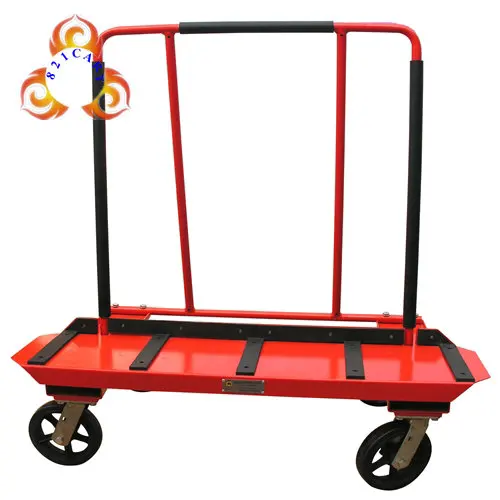 

Heavy Duty 4 Wheeled Plasterboard Trolley Drywall Carts Sheetrock Panel Boards Carrier