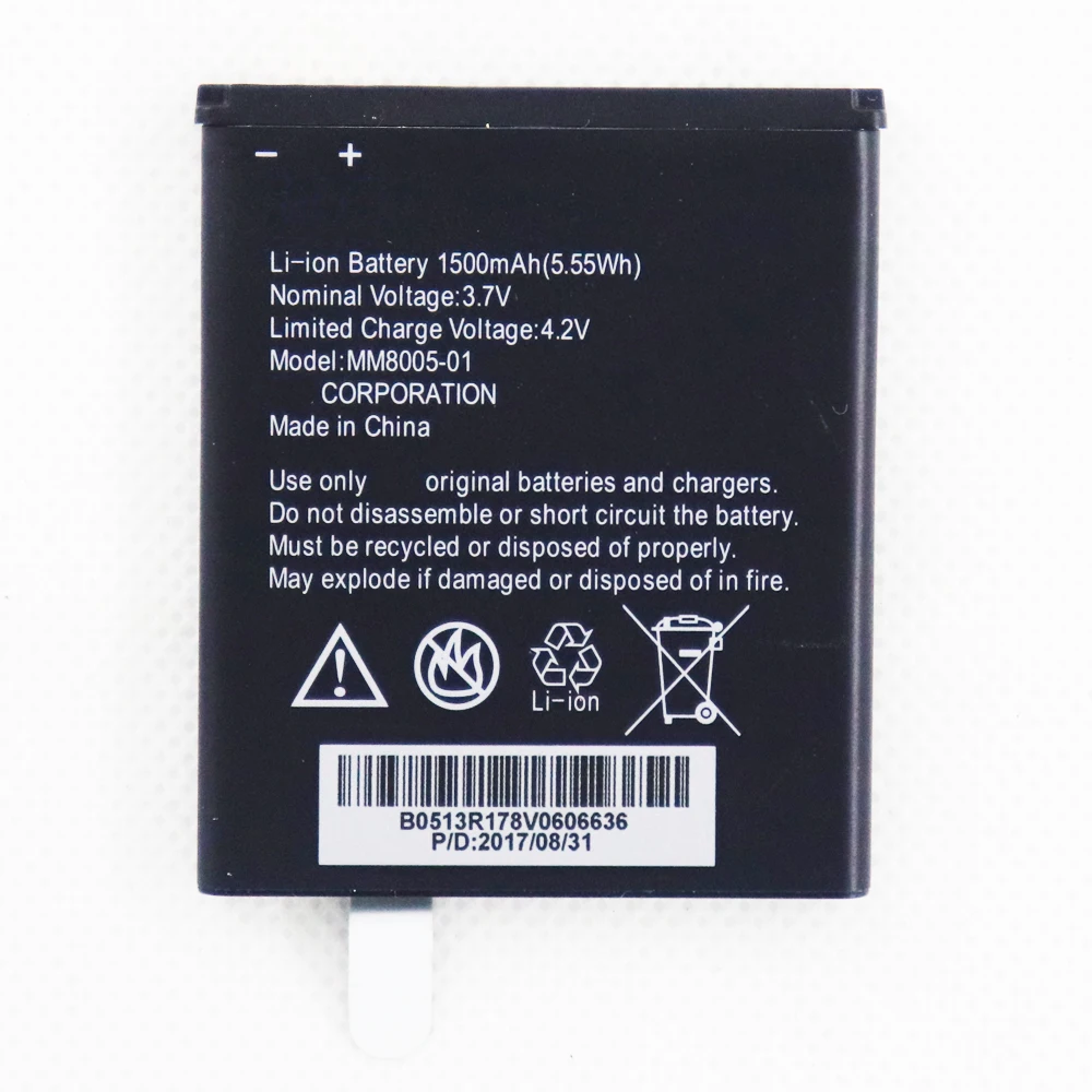 2pcs 5pcs 10pcs mm8005-01 battery 1500mah for ZTE Quest N817 MM8005-01 Cellphone batteries