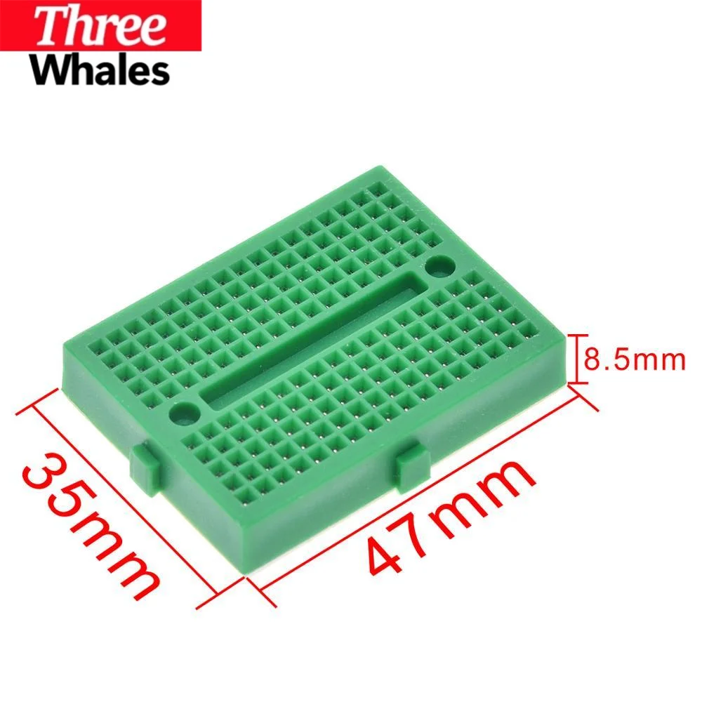 THR 1/2/5PCS SYB-170 Mini Solderless Prototype Experiment Test Breadboard 170 Tie-points 35*47*8.5mm