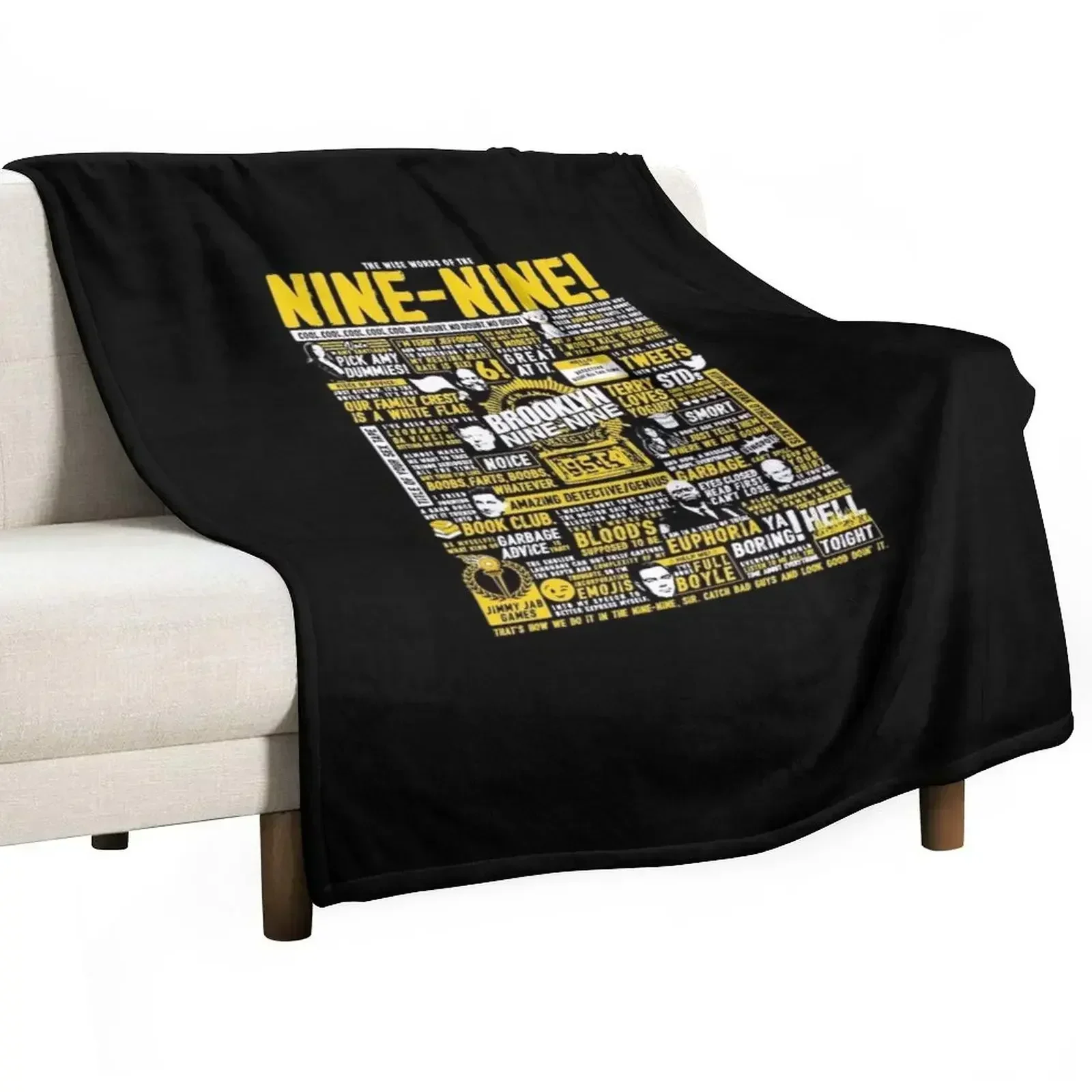 

New Wise Words of the Nine-Nine Throw Blanket christmas decoration Beach Blankets