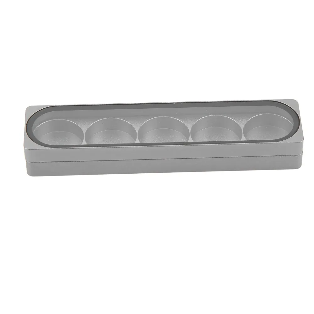 

Aluminium Alloy Cue Tip Storage Box Portable 5 Holes Tip Storage Container 2 Holes 3 Holes Pool Stick Tips Box Billiards Players