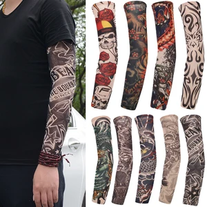1pc Sommerkühlung Blumenarmärmel UV Tattoo Handhülle Sport Outdoor Sonnenschutz heiße Armabdeckung 10 Hauptverkäufe Tatoo Arm Manga - №4