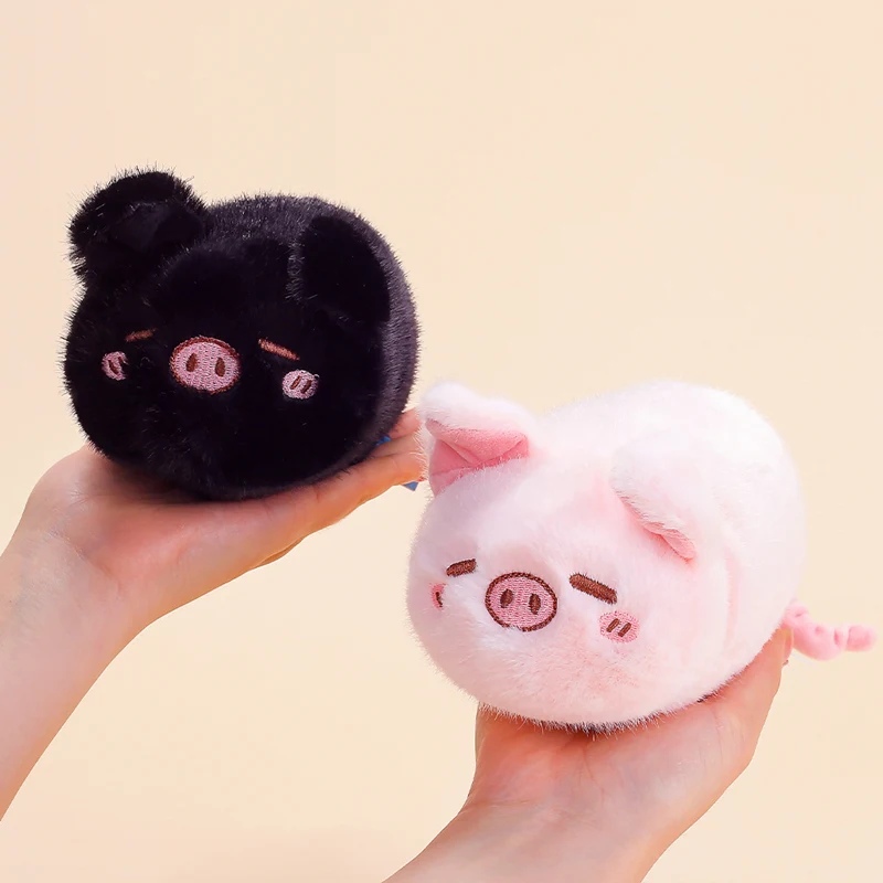Cute Pig Plush Stress Relief Toy Cartoon Animal Squeeze activated pig oink sound Toy Stuffed Decoration for Birthday Xmas Gift