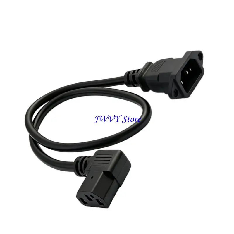 573A Panel Mount C14 C13 Power Cable, Outlet, 60 Cord for Computer Units and Control Equipment Daily Use