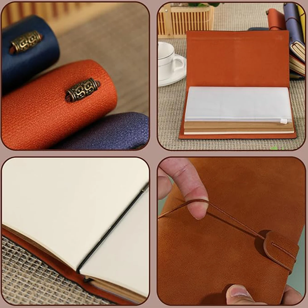 Personal Leather Journal Notebook Customized Notebooks Custom Logo Text Name Personalized Gift for Sister, Girl, Boy, Mom,Dad