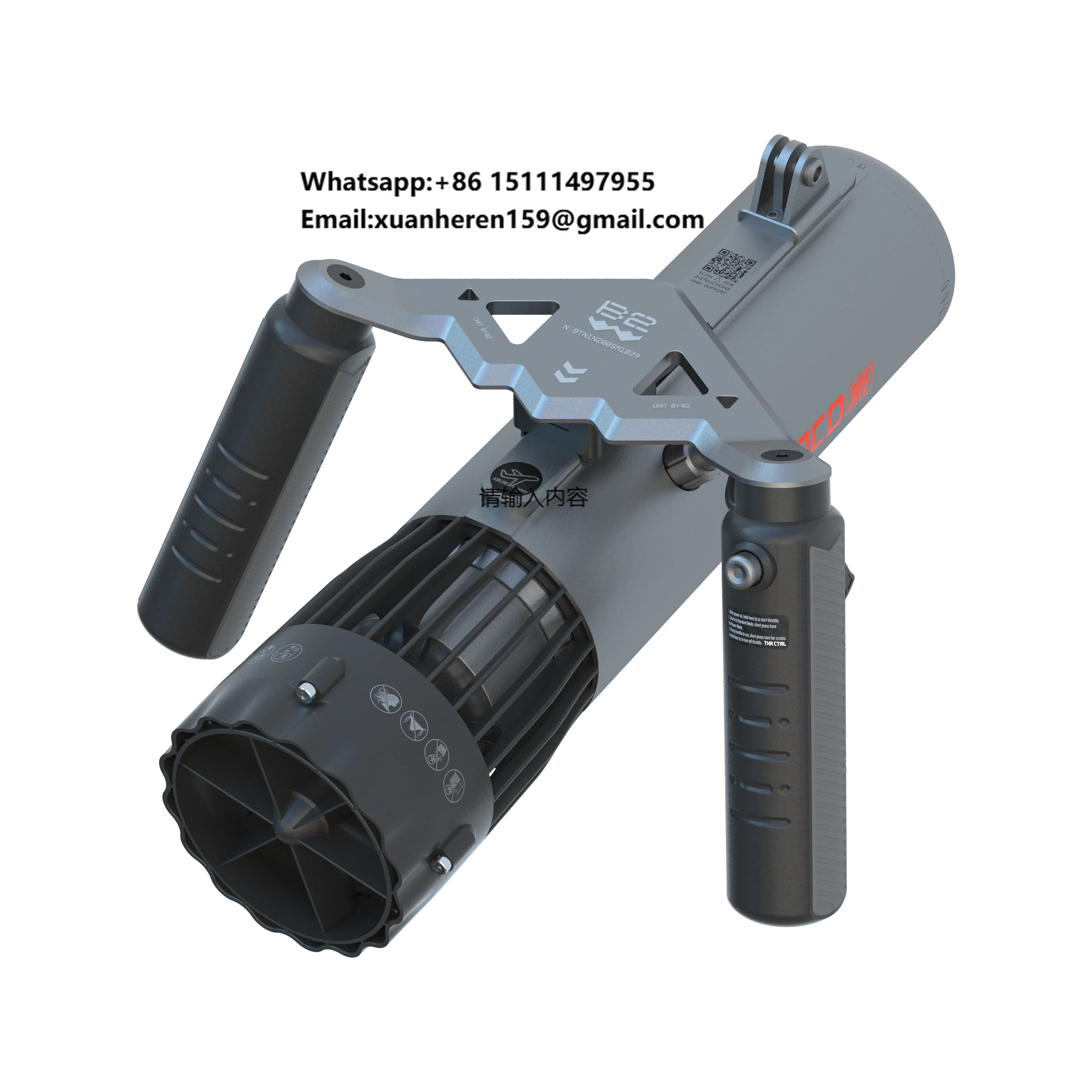 2026 Latest Design Underwater Shuttle Diving Equipment Waterproof Diving Electric Sea Underwater Water Scooter
