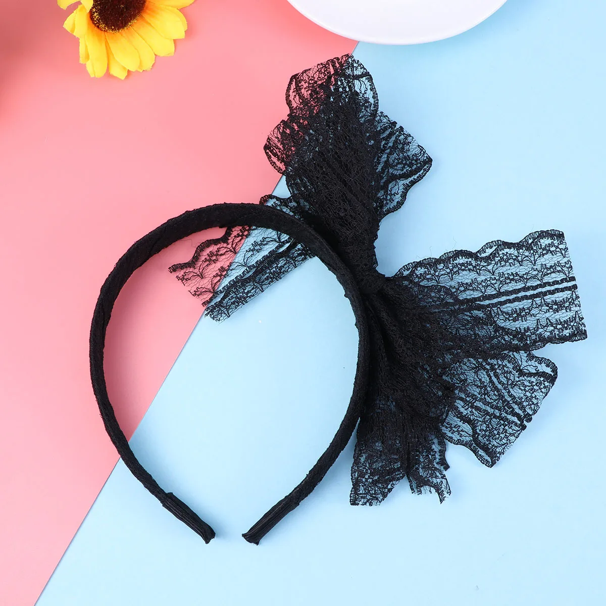 5-Piece 80S زي الاكسسوارات مجموعة أساور ملونة قلادة أقراط الدانتيل عقال شبكة صيد السمك قفازات فستان الحفلات يتوهم 80S #2