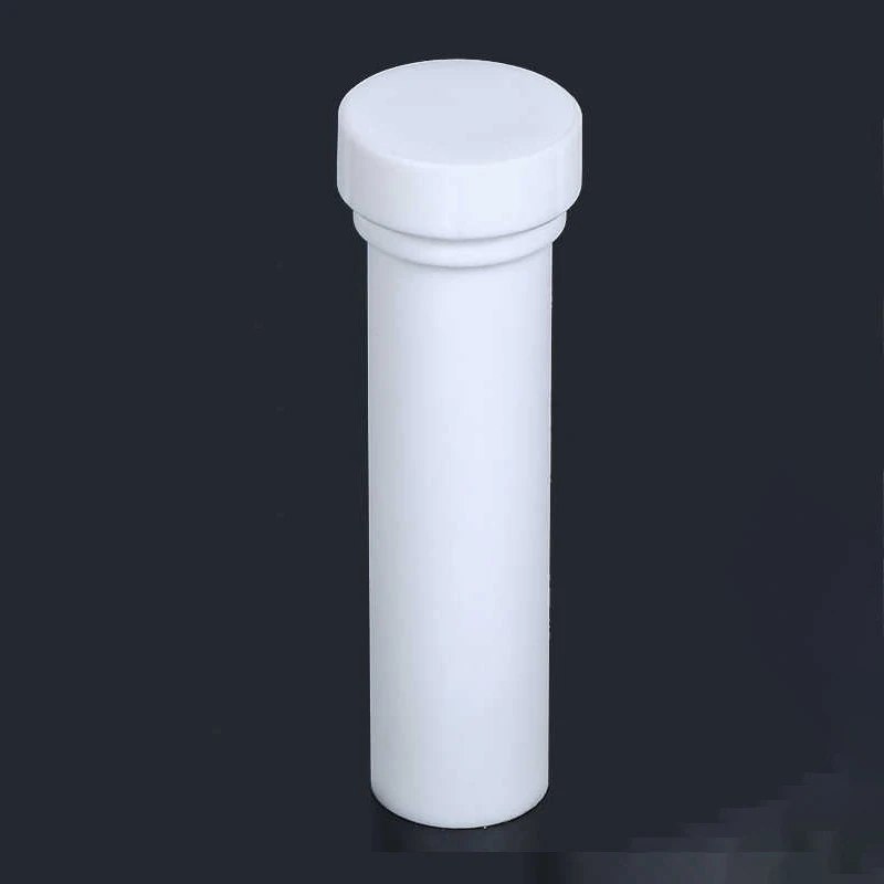 PTFE F4 Tube Dissolving Tube Reaction   Centrifuge Tube Screw Mouth Flat Bottom With Cover