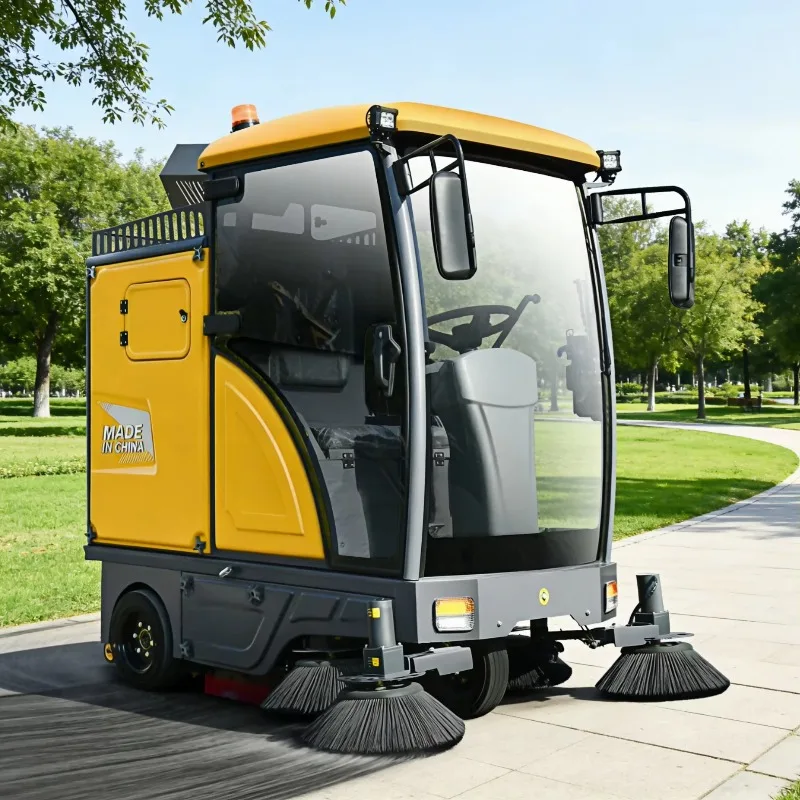 Customized Automatic Cost-Effective Ride-On Rechargeable Water Floor Sweeper Vacuum Durable Flexible Electric Self-Propelled 100