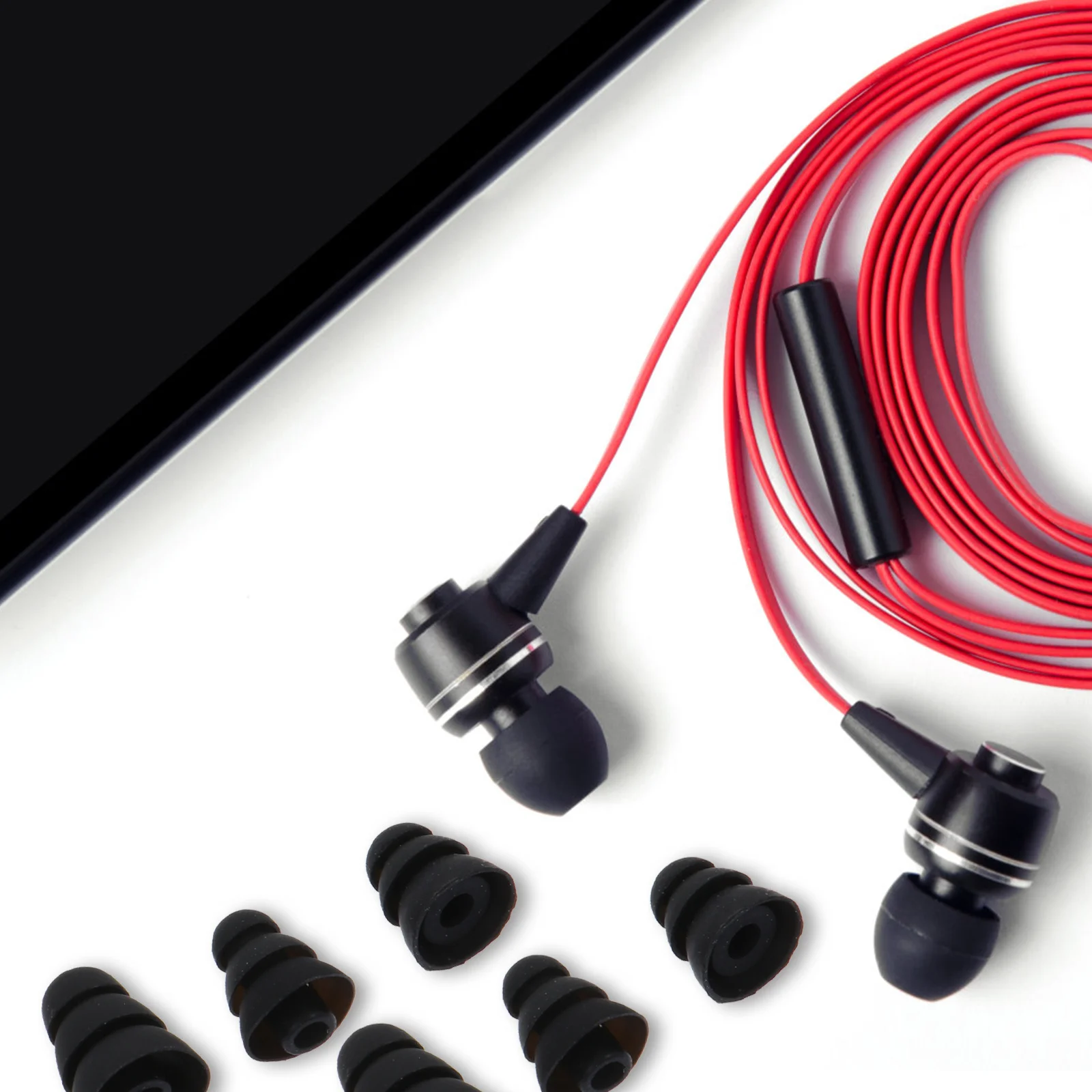 

36Pcs Silicone Earphone Replacement Tips Smooth Comfortable in-Ear Cover for Earbuds Anti-Slip Washable Multiple Color Options