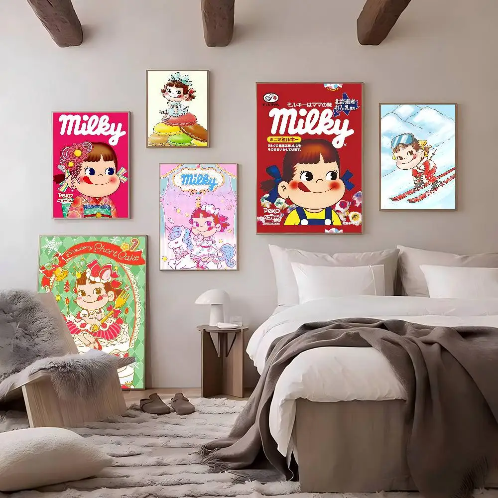 Classic Confectionery Logo F-Fujiya Classic Vintage Posters HD Quality Wall Art Retro Posters for Home Room Wall Decor