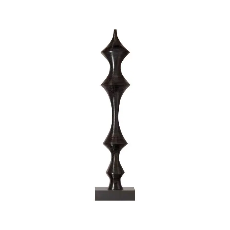 

Light luxury modern abstract black and white geometric floor ornaments TV cabinet living room study entrance hotel club decorati