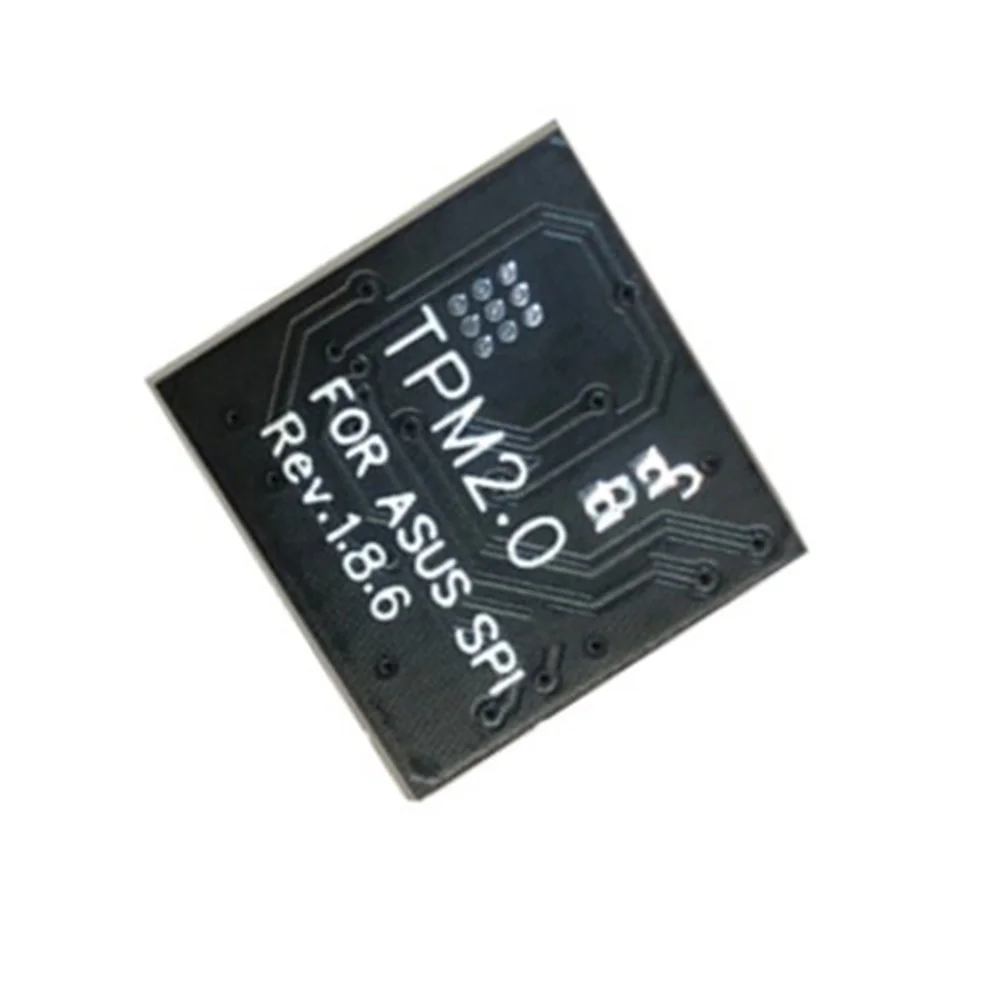 Módulo de seguridad de cifrado TPM 2,0, tarjeta remota SPI TPM2.0 de 14 pines para placa base ASUS