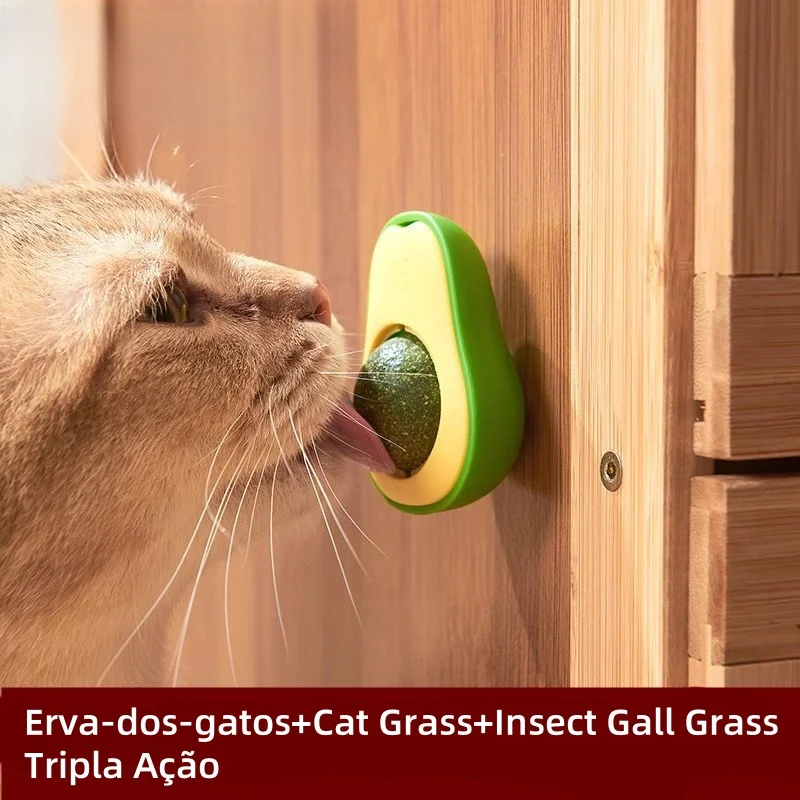 Abacate De Brinquedo Para Gatos Com Catnip Erva Gato Natural Otimolegal