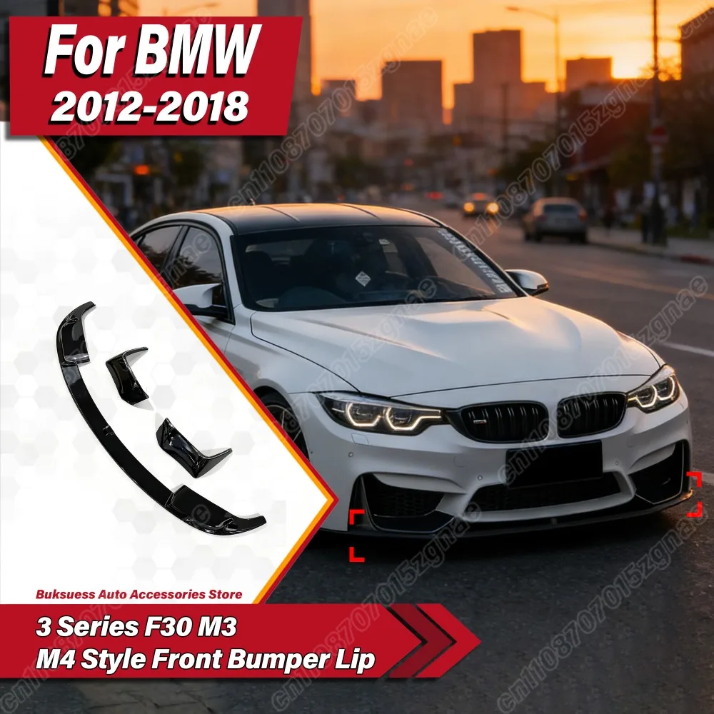 

For BMW 3 Series F30 M3 2012 2013 2014 2015 2016 2017 2018 Car Front Bumper MP Style Front Bumper Lip Diverter Guard Body Kit