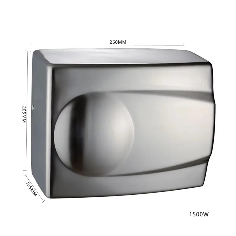 فرشاة حديد عالية الطاقة، مجفف يدوي أوتوماتيكي كهربائي على الحائط للمراحيض المنزلية للفنادق #3