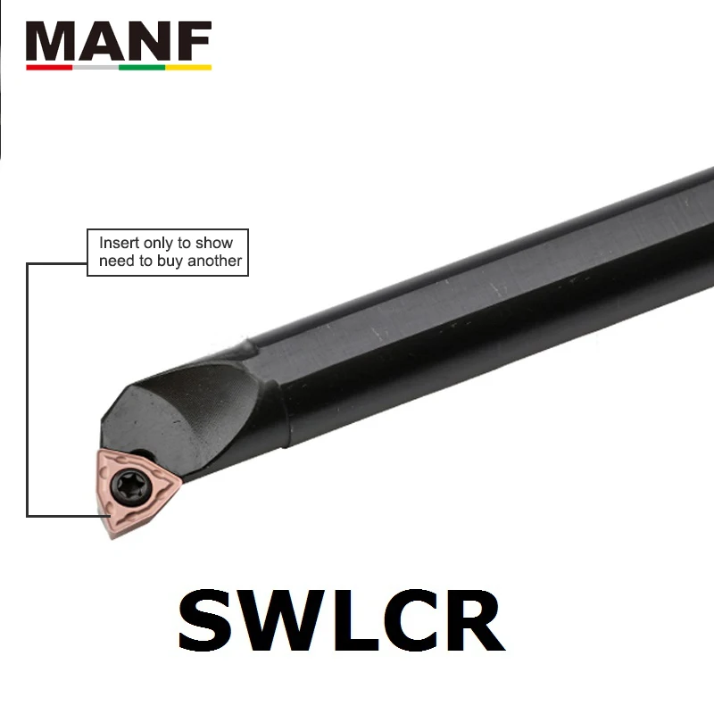 MANF lathe tools 12mm S10K-SWLCR03 CNC Lathe Hole Cutter Turning boring bar Carbide Inserts Internal Turning Tool Holder