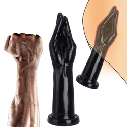 Vaginal Dilation G-spot Dildo Masturbate Sex Toys Anal Plug Suction Big Hand Anal Stuffed Butt Plug for Women Men Masturbation