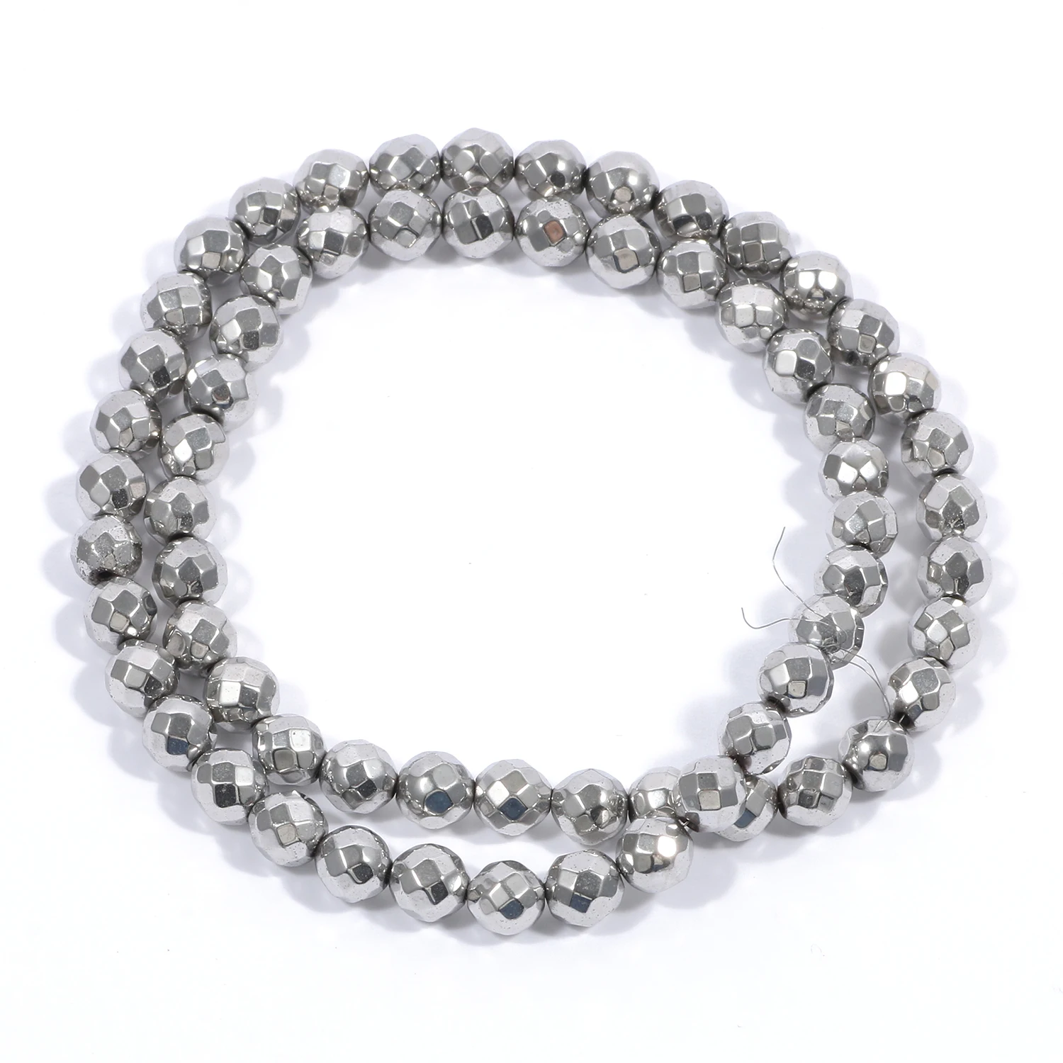AAA+ Rhodium-Hämatit-Perlen, Natürliche Unregelmäßige Geometrische Säulen- und Herzförmige Steinperlen für Schmuckherstellung, Armbänder, Halsketten, 15 Zoll – Detail 4