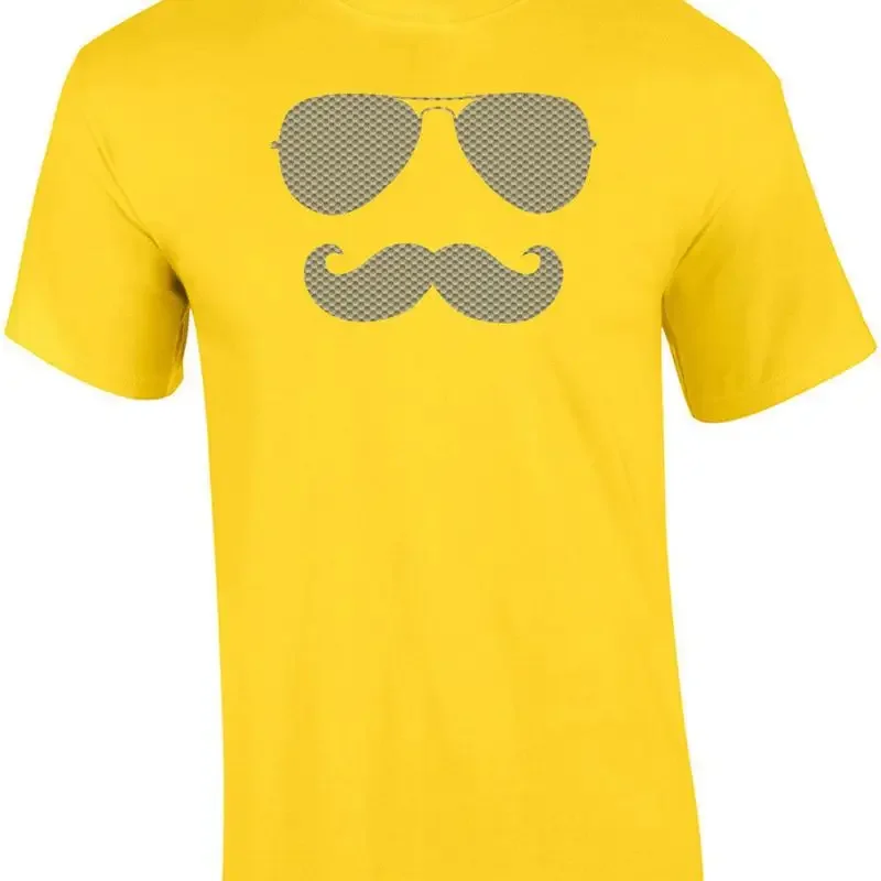Cool Mustache Sunglasses. Funny Cool T-Shirt
