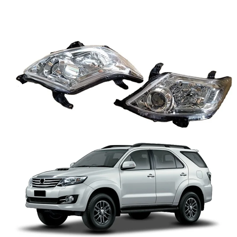 

MAICTOP Car Body Parts Head Light Lamp Front Headlight For Fortuner 2012