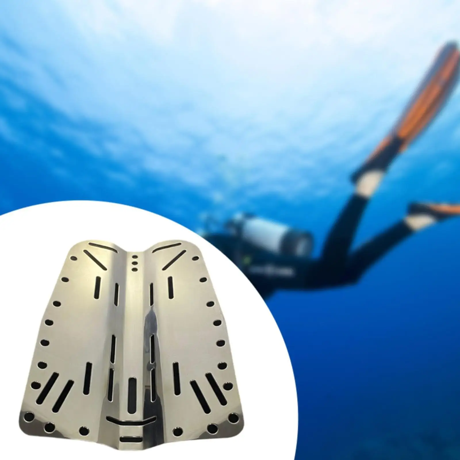 Diving Backplate Bracket Diving Buoyancy Compensators Supplies Diving Accessories for Dive Scuba Underwater Summer Water Sports