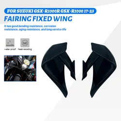 Para SUZUKI GSX-R1000 2017-2023 Motocicleta Asa Traseira peças Aerodinâmica Fixa Winglet Carenagem Capuz Asa Fixa