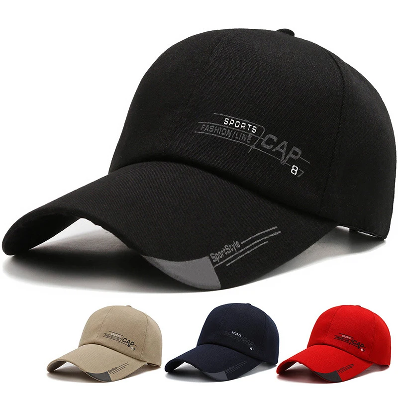 Fashion Men's Summer Hat Sport Baseball Caps Outdoor Running Visor Cap Sunscreen Cotton Adjustable Caps For Men women