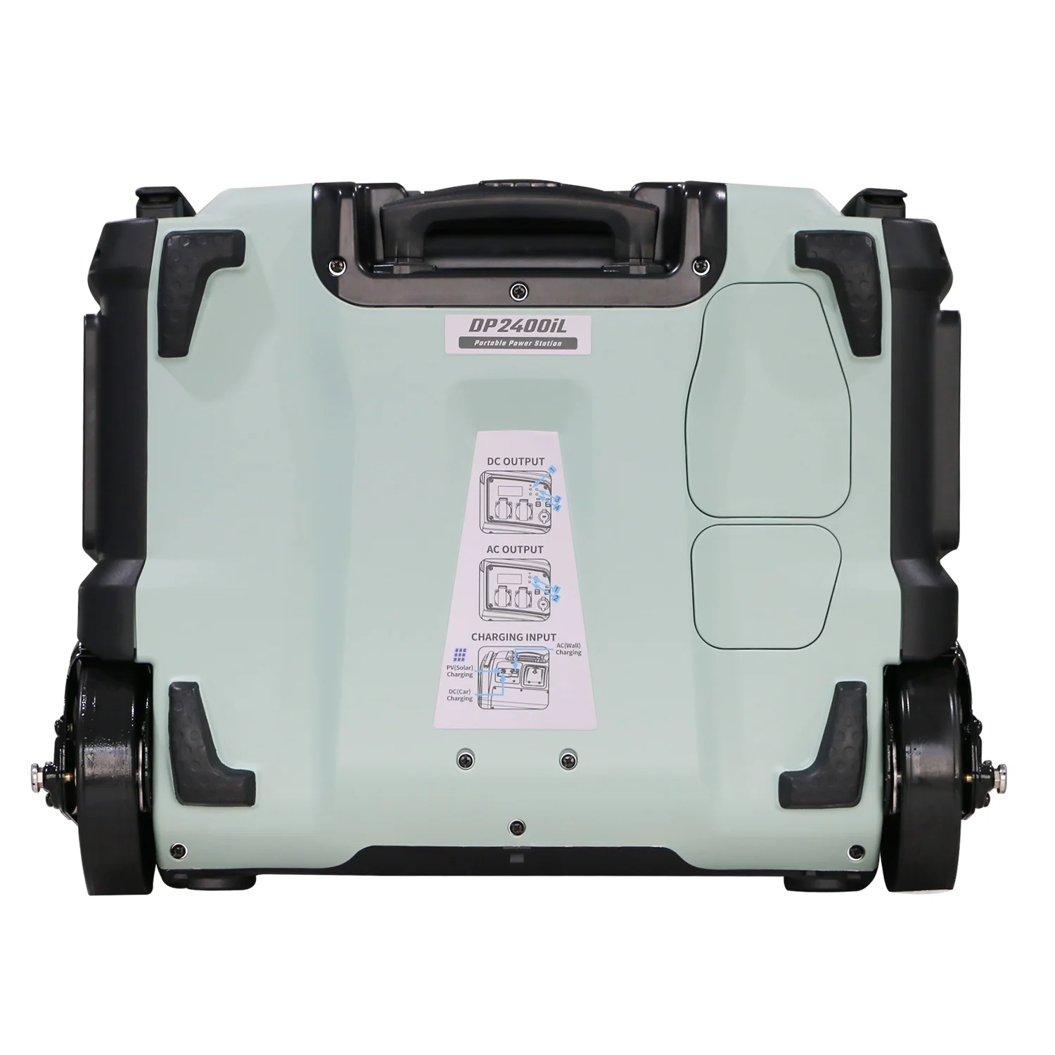 Portable Solar Power Station DP2400iL with Controller Smart Monitoring App Control Via Remote for Car Use