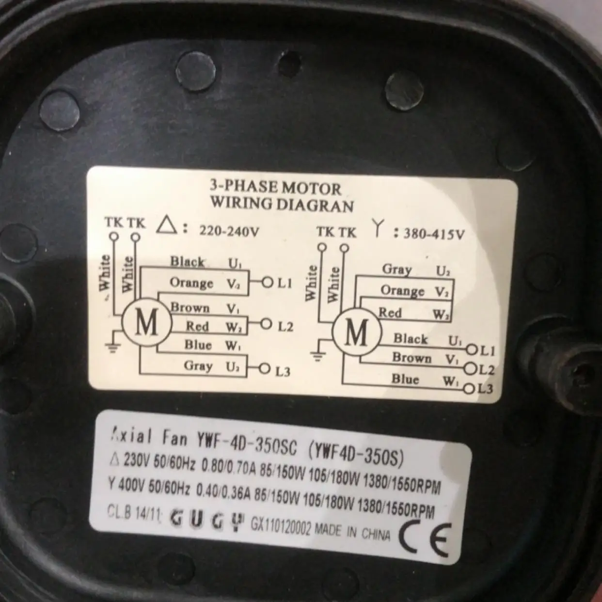 

YWF4D-350SC400S​6D-630MS-E6C60A4S-400S S4E350C YDK68-6-9005 FAN 100% new and original