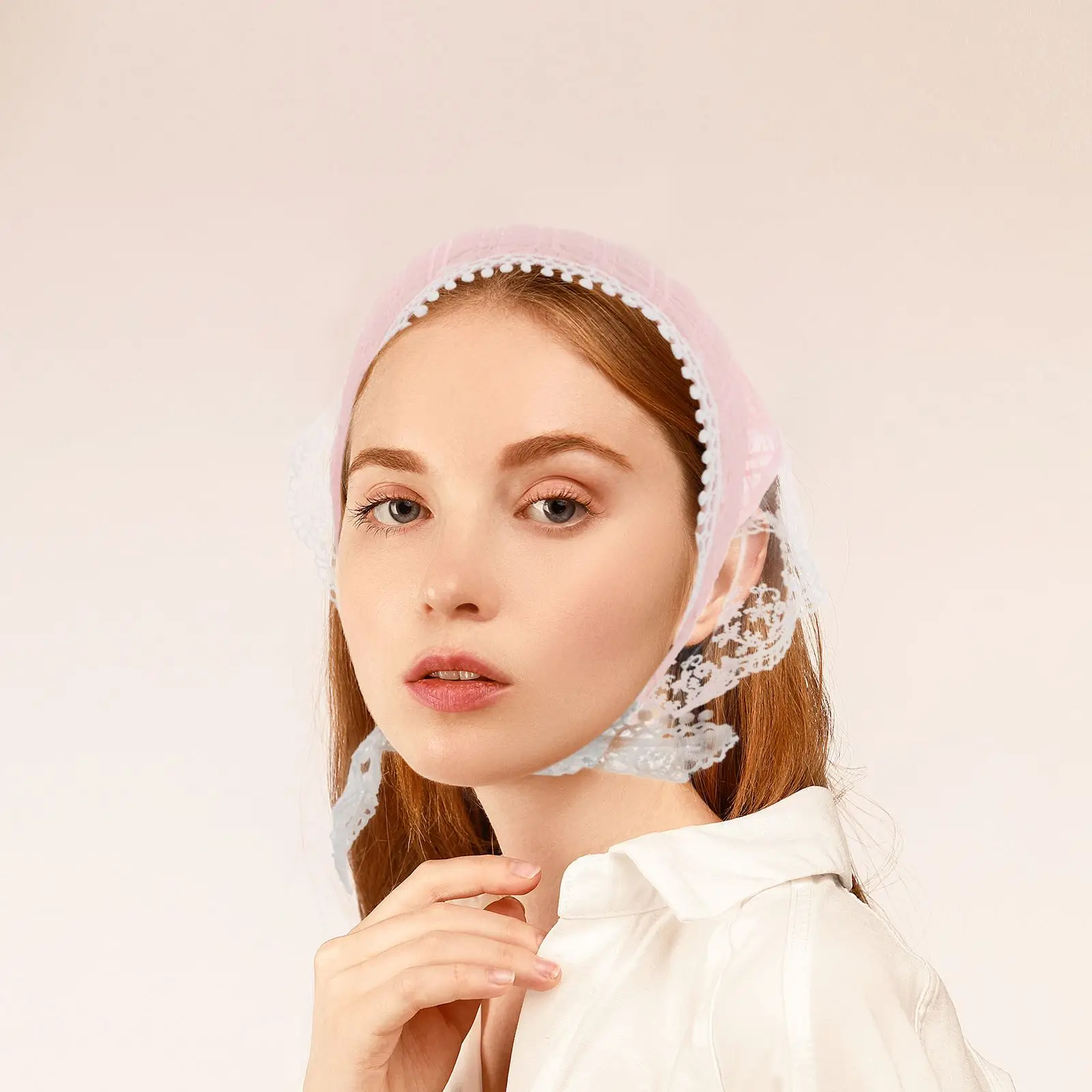 الفرنسية مثلث الشعر وشاح خمر الشعر باندانا الصيف الدانتيل عقال الحجاب وشاح بوهو عقال للنساء إكسسوارات الشعر