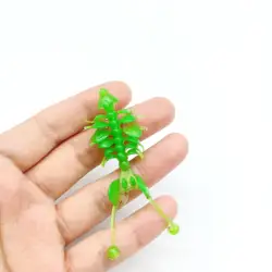 DUODUOYU 6PCS New TPE Floating Soft Fishing Lures 2.8g/68mm Isca Swimbaits Artificial Shrimp Silicone Bait Fishing Tackle