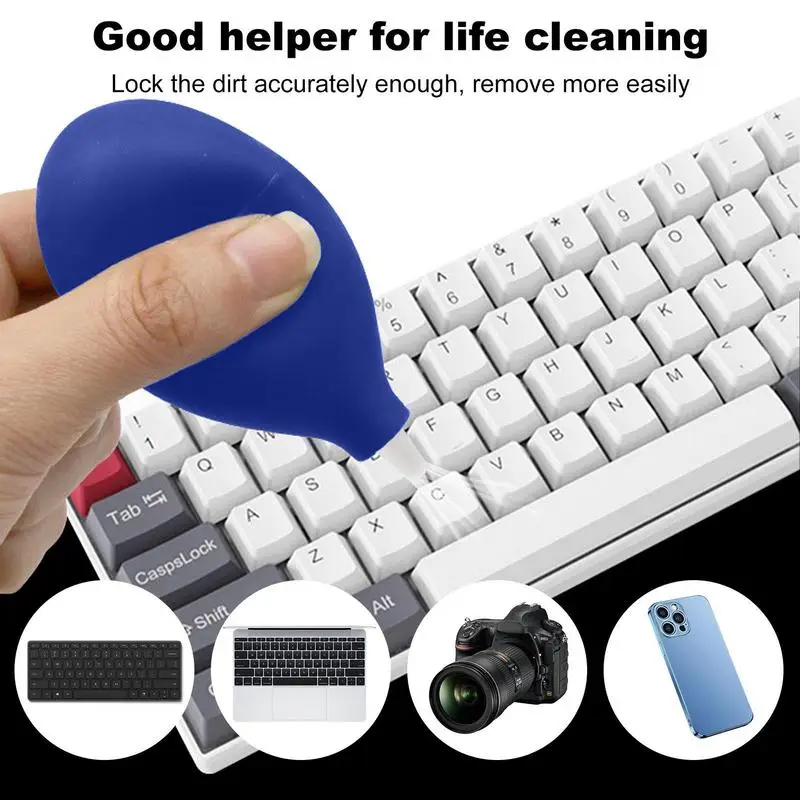 Keyboard Blower Duster PC Detailing Air Blower Dirty Resistant Oval PC Detailing Cleaner Accurate Decontamination Strong Wind