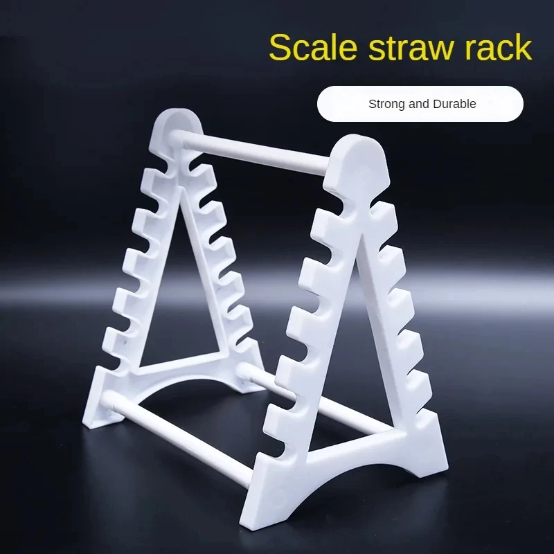 Polypropylene Pipette Rack Holds 12 Pipettes Horizontally Plastic Triangle Pipette Holder Detachable Detachable